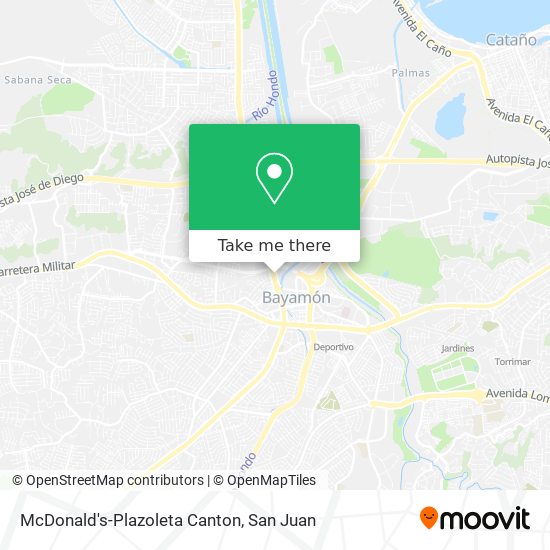 McDonald's-Plazoleta Canton map