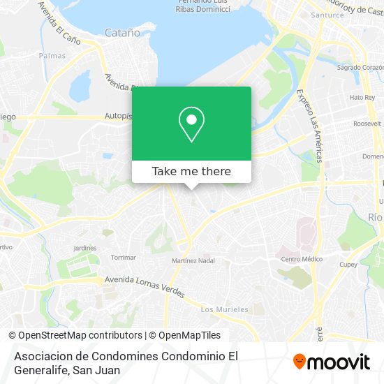 Asociacion de Condomines Condominio El Generalife map