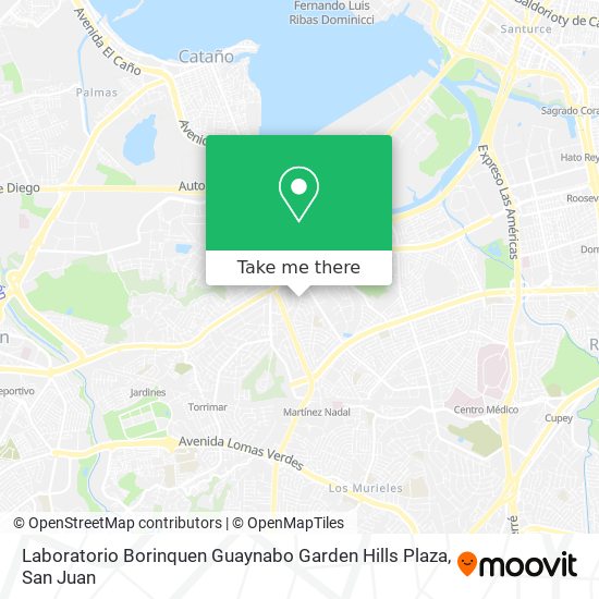 Laboratorio Borinquen Guaynabo Garden Hills Plaza map