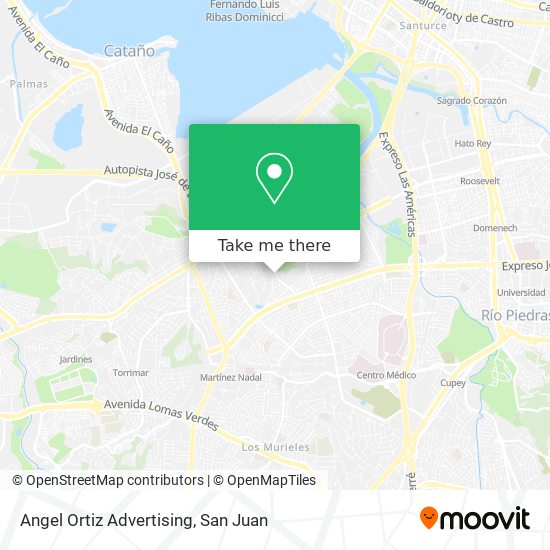 Angel Ortiz Advertising map