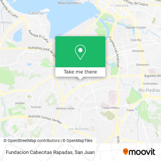 Fundacion Cabecitas Rapadas map