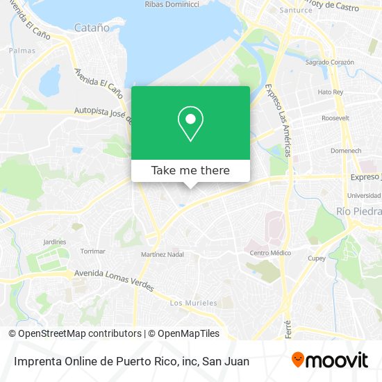 Imprenta Online de Puerto Rico, inc map