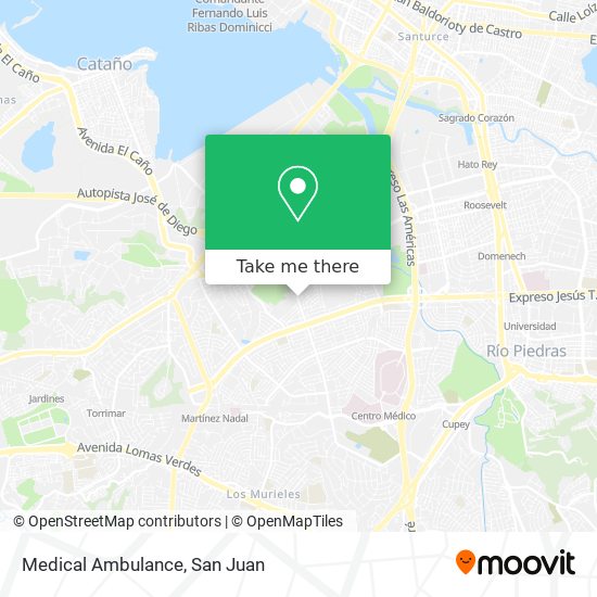 Mapa de Medical Ambulance