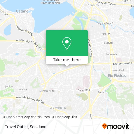 Travel Outlet map