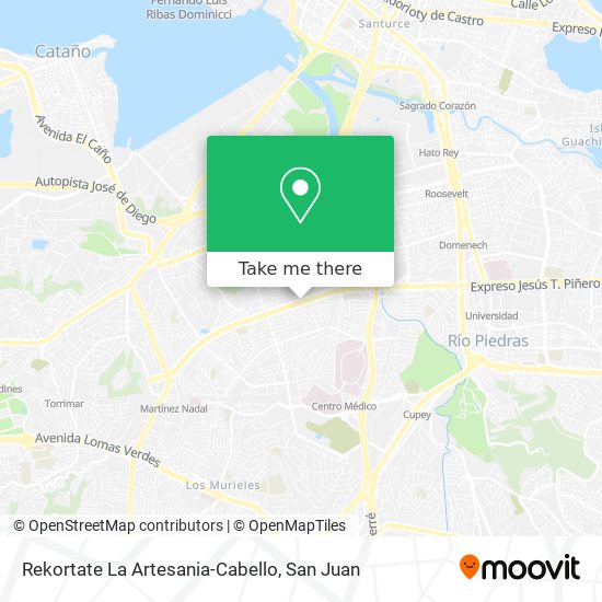 Rekortate La Artesania-Cabello map