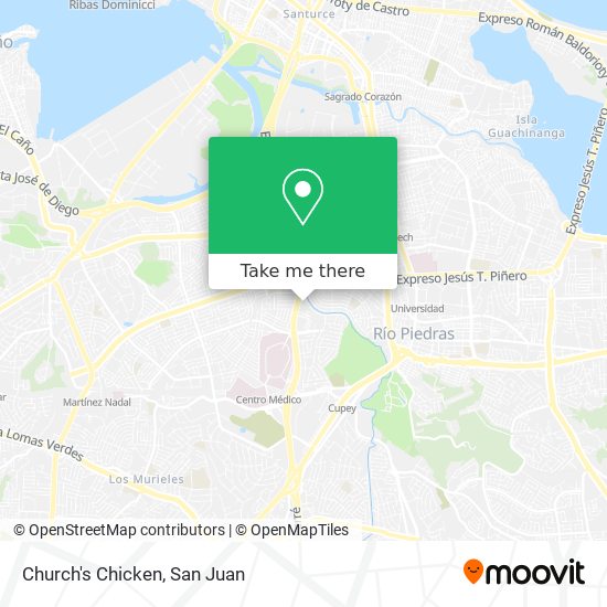 Church's Chicken map