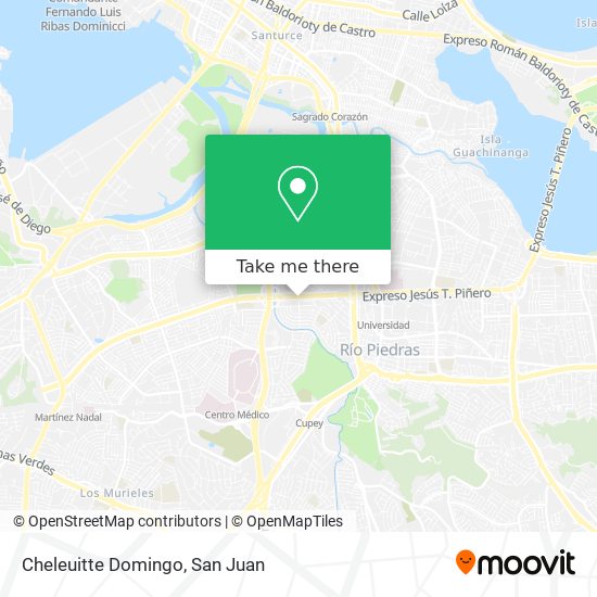 Cheleuitte Domingo map