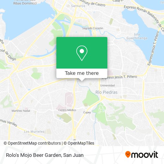Rolo's Mojo Beer Garden map