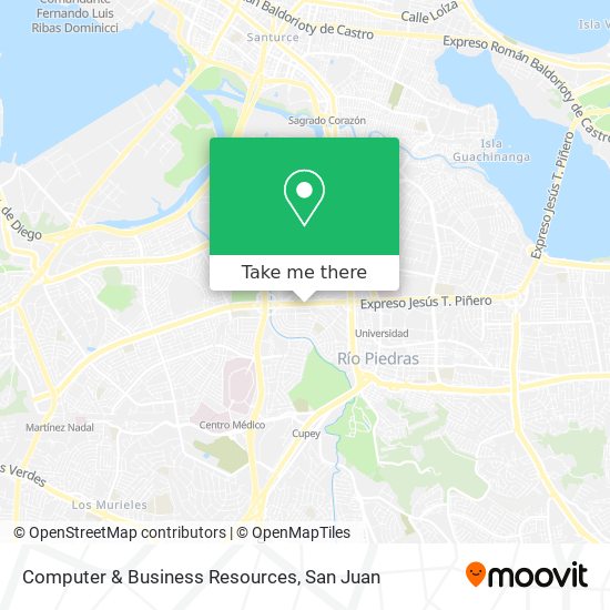 Computer & Business Resources map