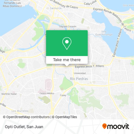 Opti Outlet map
