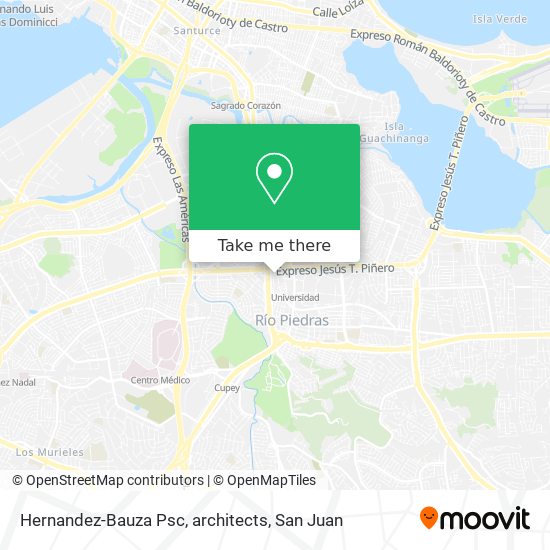 Hernandez-Bauza Psc, architects map
