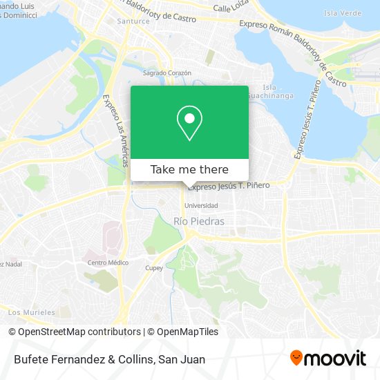 Bufete Fernandez & Collins map