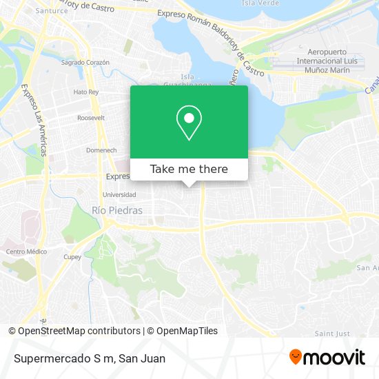 Supermercado S m map