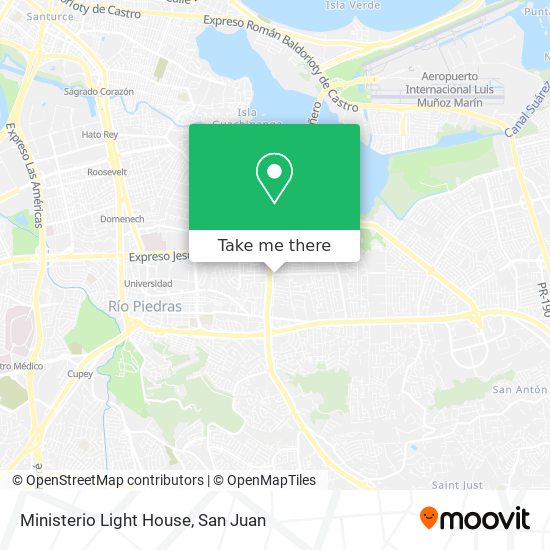 Ministerio Light House map