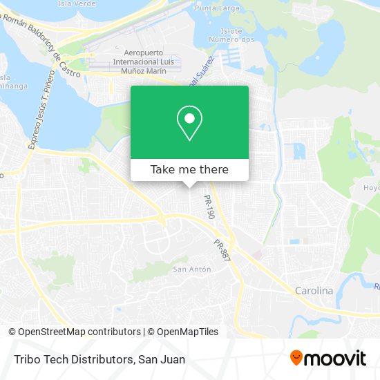 Tribo Tech Distributors map