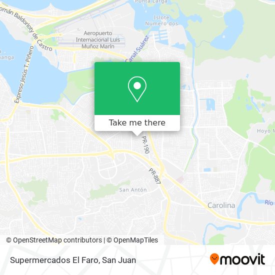 Supermercados El Faro map