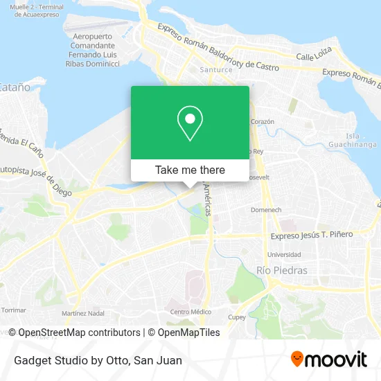 Mapa de Gadget Studio by Otto