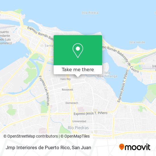 Jmp Interiores de Puerto Rico map