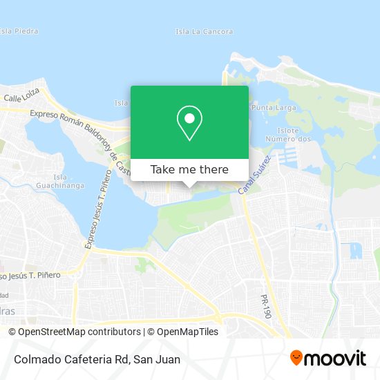 Colmado Cafeteria Rd map