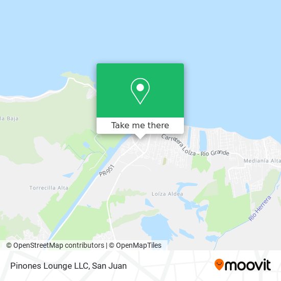 Pinones Lounge LLC map