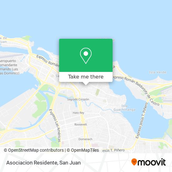 Mapa de Asociacion Residente