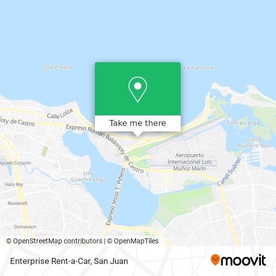 Enterprise Rent-a-Car map