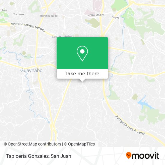 Tapiceria Gonzalez map