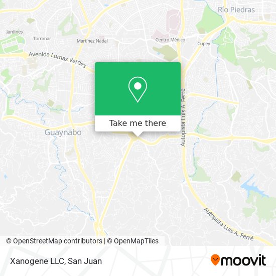 Xanogene LLC map