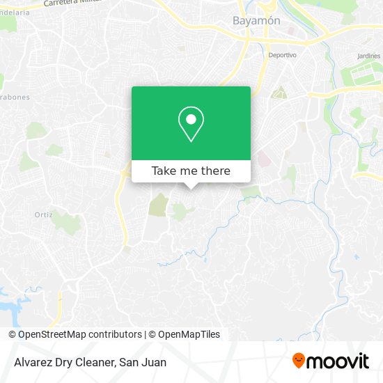 Alvarez Dry Cleaner map