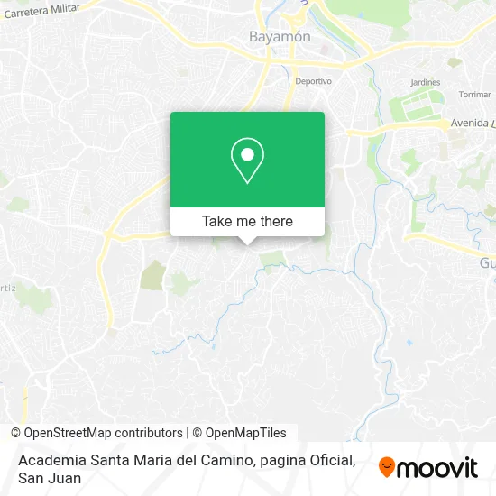 Mapa de Academia Santa Maria del Camino, pagina Oficial