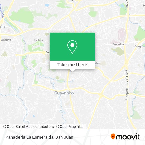 Mapa de Panaderia La Esmeralda