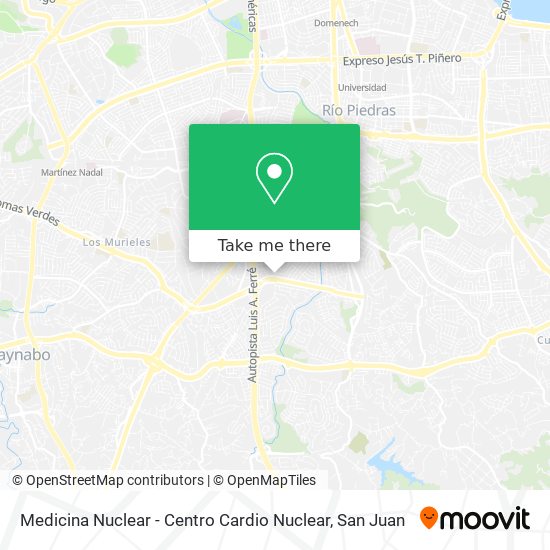 Medicina Nuclear - Centro Cardio Nuclear map