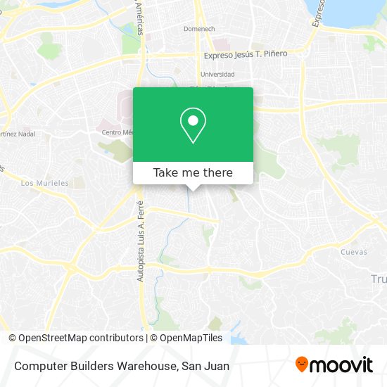 Computer Builders Warehouse map