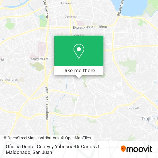 Oficina Dental Cupey y Yabucoa-Dr Carlos J. Maldonado map