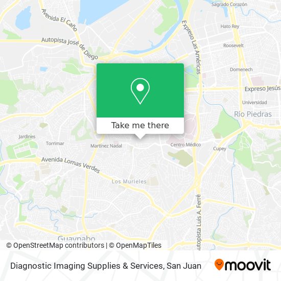 Diagnostic Imaging Supplies & Services map