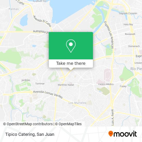 Mapa de Tipico Catering