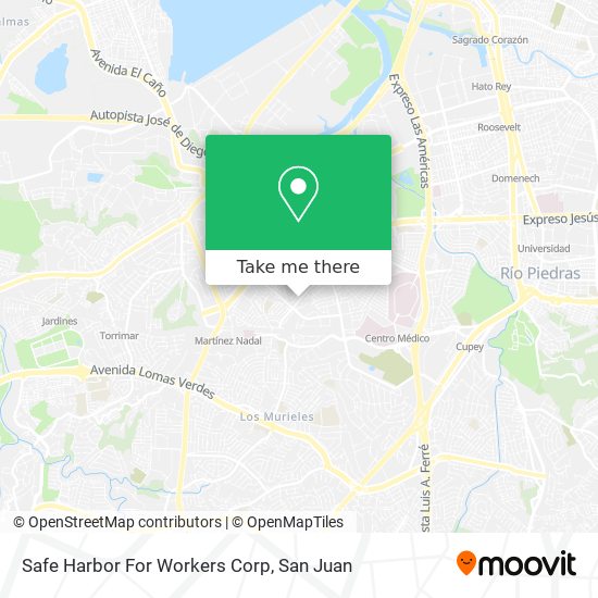 Safe Harbor For Workers Corp map