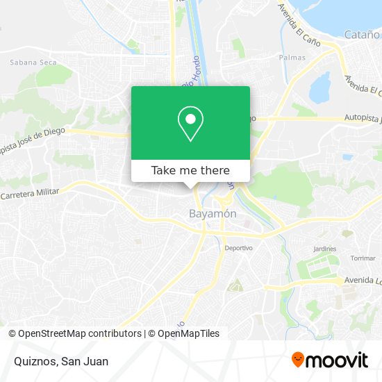 Quiznos map