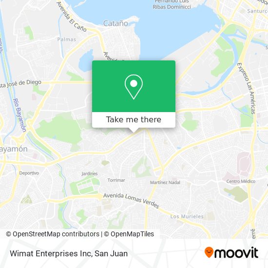 Wimat Enterprises Inc map