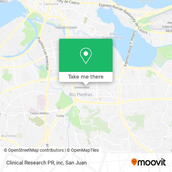 Clinical Research PR, inc map