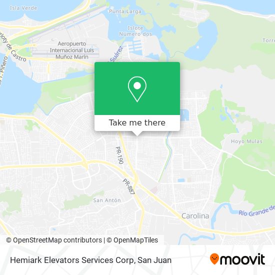 Mapa de Hemiark Elevators Services Corp