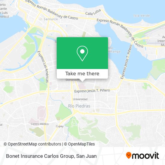Bonet Insurance Carlos Group map