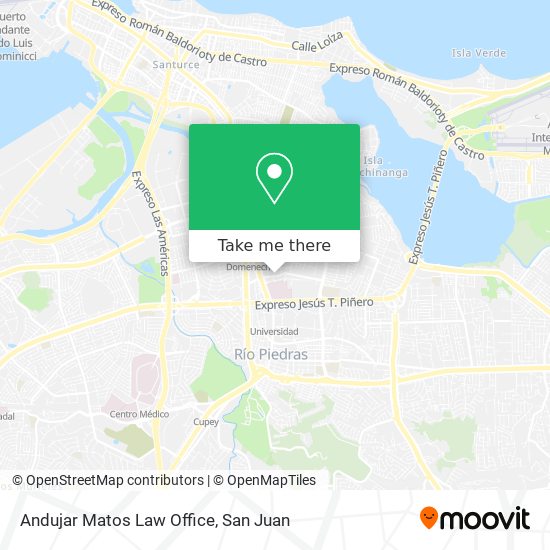 Andujar Matos Law Office map