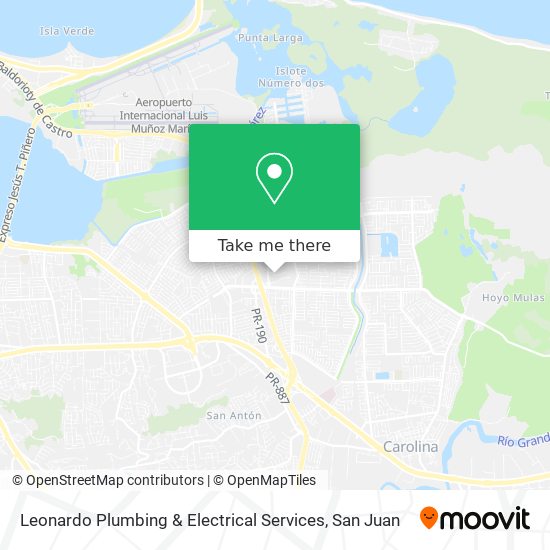 Leonardo Plumbing & Electrical Services map