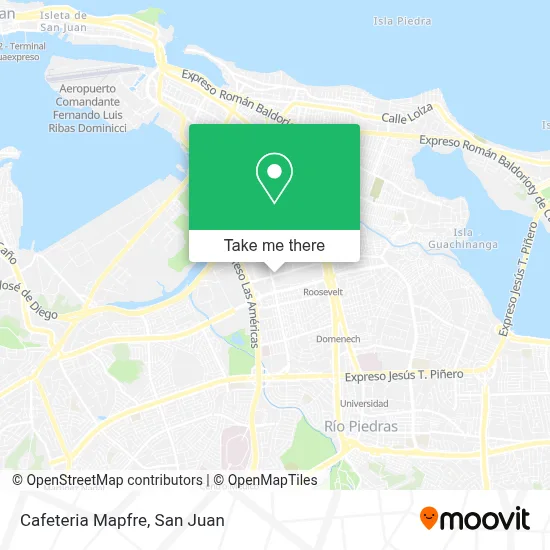 Mapa de Cafeteria Mapfre