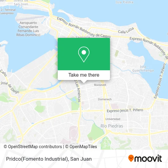 Pridco(Fomento Industrial) map