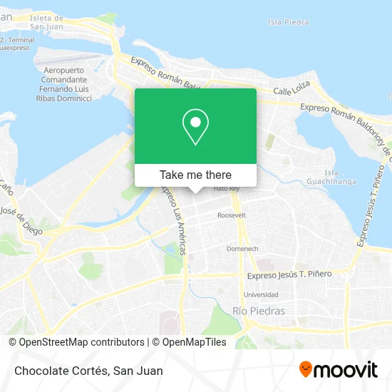 Mapa de Chocolate Cortés