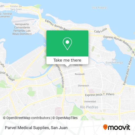 Parvel Medical Supplies map