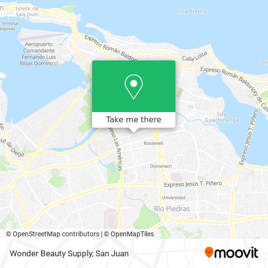 Wonder Beauty Supply map