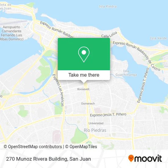 Mapa de 270 Munoz Rivera Building